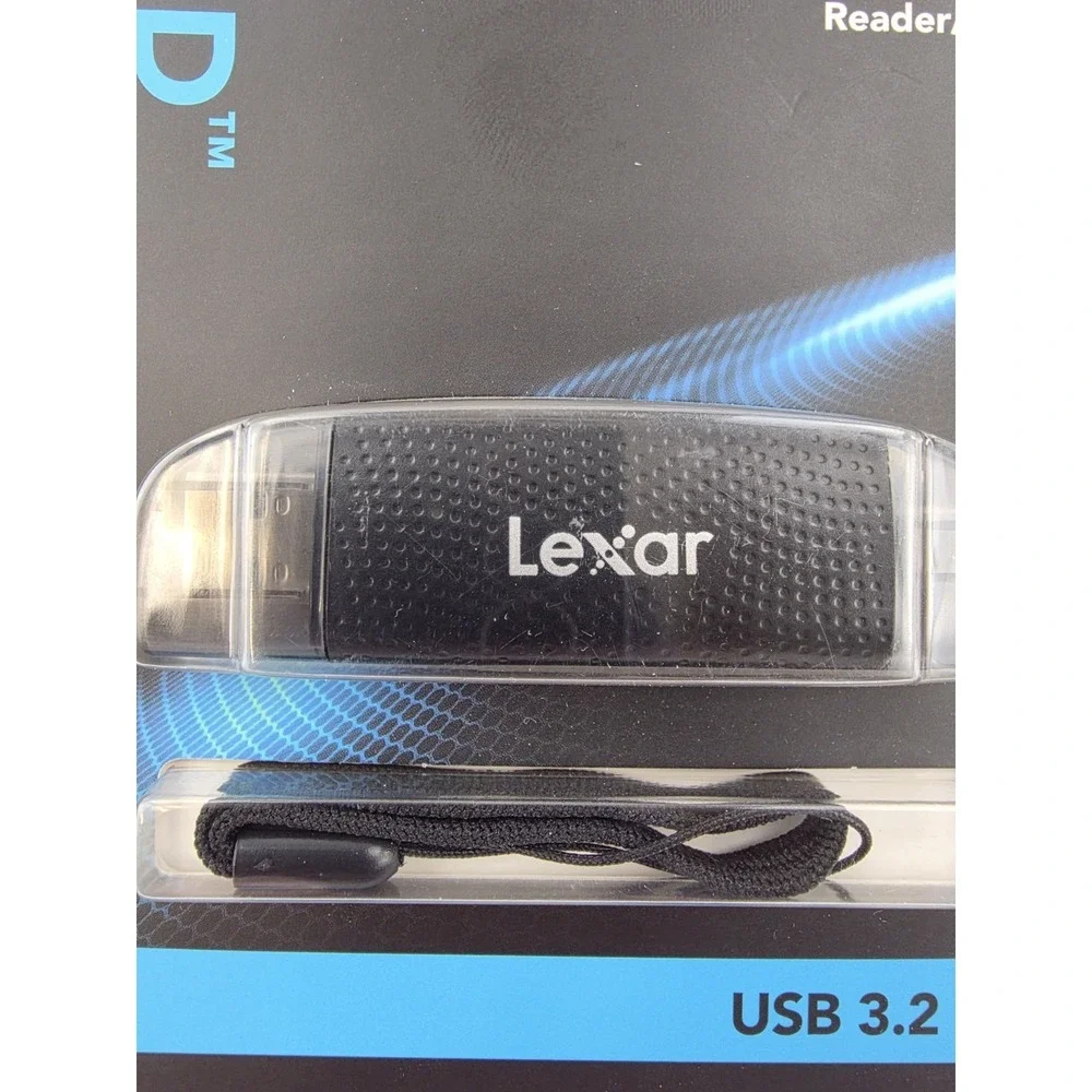 Lexar Dual Slot SD microSD Card Reader USB-A USB-C New
